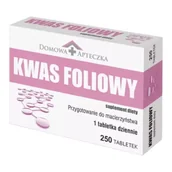 Witaminy i minerały - Domowa Apteczka Kwas Foliowy 250 szt. - miniaturka - grafika 1