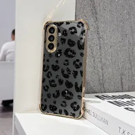 Etui i futerały do telefonów - TEMU Prosty i trwały etui na telefon w czarno-szarym wzorze dla for Samsung Galaxy A56 A36 A55 A35 A06 A05 A14 A24 A34 A54 A16 A05S A25 A15 A33 A53 - miniaturka - grafika 1