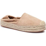 Espadryle damskie - BOSS BLACK Skórzane espadryle Madeira_Slon_SD - miniaturka - grafika 1