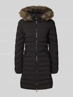 Płaszcze damskie - Płaszcz pikowany o kroju regular fit z obszyciem ze sztucznego futra model ‘Fuji’ - miniaturka - grafika 1