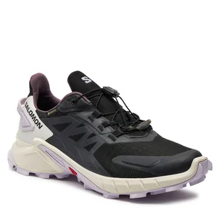 Buty do biegania Salomon Supercross 4 Gore-Tex L47461800 Czarny - Buty sportowe damskie - miniaturka - grafika 1
