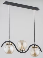Lampy sufitowe - Alfa sosnowscy Nowoczesna lampa wisząca KORDA GOLD OP. OŚW. 3 PŁ 62154 - miniaturka - grafika 1