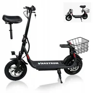 Hulajnogi elektryczne - Hulajnoga elektryczna STROM S50 500W moc Peak z Koszem i Siedziskiem - miniaturka - grafika 1