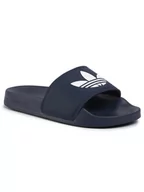 Klapki i japonki damskie - Adidas Klapki Adilette Lite Slides FU8299 Granatowy - miniaturka - grafika 1