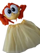 Stroje karnawałowe - Strój kurczak kurczaczek balik karnawał ptak spódniczka + czapka - miniaturka - grafika 1