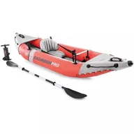 Kajaki - Kajak dmuchany Excursion Pro K1 z wiosłami aluminiowymi - czerwony - miniaturka - grafika 1
