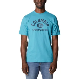 Koszulka męska Columbia Csc Basic Logo Short Sleeve Shirt z krótkim rękawem - Koszulki męskie - miniaturka - grafika 1