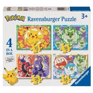 Puzzle - Ravensburger Puzzle Pokemon 4w1 Układanka 72 Elementy 4 Układanki 3+ - miniaturka - grafika 1