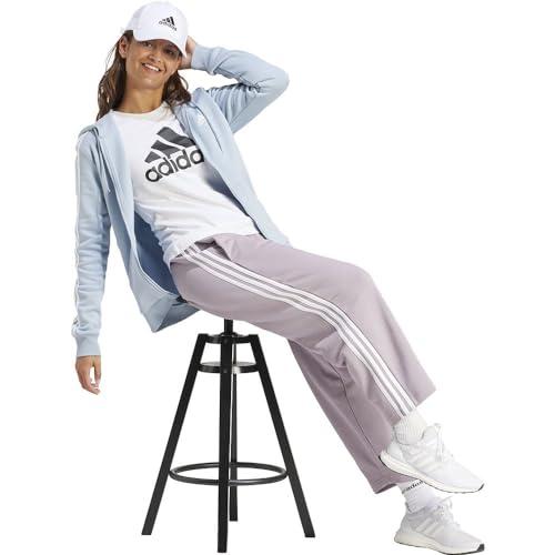 adidas Damskie spodnie dresowe Essentials z 3 paskami z otwartym obszyciem