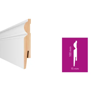 Arbiton Listwa przypodłogowa PAINT IT (MP1101) biała - Listwy przypodłogowe - miniaturka - grafika 1