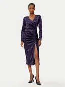 Sukienki - Rinascimento Sukienka koktajlowa CFC0121946003 Fioletowy Regular Fit - miniaturka - grafika 1