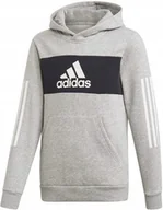 Bluzy dla dziewczynek - Adidas Bluza Dziecięca Szara Yb Sid Po ED6500 110 - miniaturka - grafika 1
