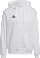 Bluzy męskie - Adidas Bluza adidas ENTRADA 22 Hoody HG6302 HG6302 biały M - miniaturka - grafika 1
