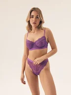 Biustonosze - Biustonosz miękki Ocrissa Bloovii fioletowy 75C - miniaturka - grafika 1