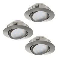 Lampy sufitowe - Eglo Zestaw 3 oczek wpuszczanych LED 6W 3pł PINEDA 95859 - miniaturka - grafika 1