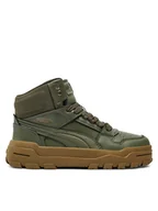 Buty dla chłopców - Puma Sneakersy Rebound Abrupt Jr 398874 03 Zielony - miniaturka - grafika 1