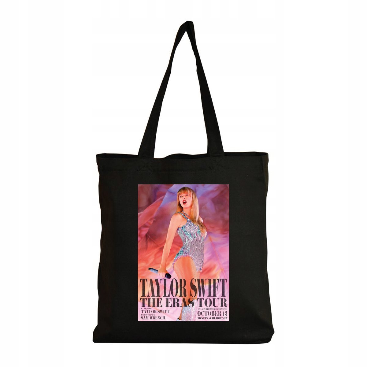 Eko Torba Bawełniana na ramię Zakupy Shopper Torebka TAYLOR SWIFT ERAS TOUR