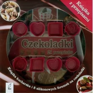 Ciasta, desery, wypieki - Czekoladki 21 Przepisów Książka Kucharska I 8 Silikonowych Foremek Na Czekoladki - miniaturka - grafika 1