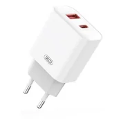 Ładowarki do telefonów - Ładowarka sieciowa XO CE12 20W Biały - miniaturka - grafika 1