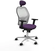Fotele i krzesła biurowe - Krzesło Biurowe z Zagłówkiem Piqueras y Crespo 2D086N1 Fioletowy - miniaturka - grafika 1