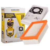 Worki do odkurzaczy - Filtr + worki 4szt KARCHER WD4 WD5 WD6 MV4 MV5 MV6 - miniaturka - grafika 1