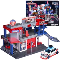 Tory, garaże, parkingi - Majorette Japan Series Zestaw Garaż Tuningowy + Autko Honda Civic Type R EK9 5+ - miniaturka - grafika 1