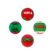 Zabawki dla psów - KONG Holiday Occasions Balls 4 szt. Medium - miniaturka - grafika 1