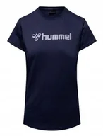 Koszulki i topy damskie - Y1246 Hummel Logo Koszulka Damska T-shirt L - miniaturka - grafika 1