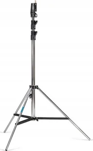 Statyw Manfrotto Statyw HEAVY DUTY srebrny pneum 333cm - Statywy fotograficzne - miniaturka - grafika 1