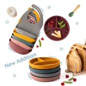 Śliniaki i fartuszki - Ecorascals Śliniak Silikonowy Supermiękki Teal - miniaturka - grafika 1