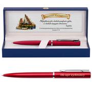 Długopisy - Prezent dla Nauczyciela / Długopis z Grawerem / Waterman Allure Czerwony / Ozdobne Etui Waterman - miniaturka - grafika 1