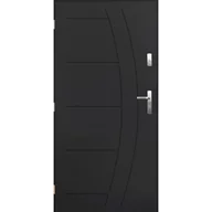 Drzwi zewnętrzne - PANTOR Drzwi stalowe zewnętrzne wejściowe Hawr antracytowe 90 lewe - miniaturka - grafika 1