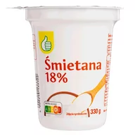 Śmietana - Auchan - Śmietana 18% homogenizowana - miniaturka - grafika 1