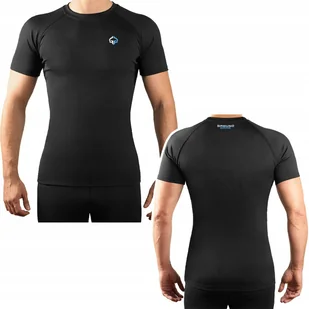 Rashguard Męski Z Krótkim Rękawem Ground Game Essential Logo R. M - Kimona, stroje i obuwie - miniaturka - grafika 1