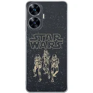 Etui i futerały do telefonów - Etui Gwiezdne Wojny 005 Star Wars Nadruk pełny Granatowy Producent: Realme, Model: C55 - miniaturka - grafika 1