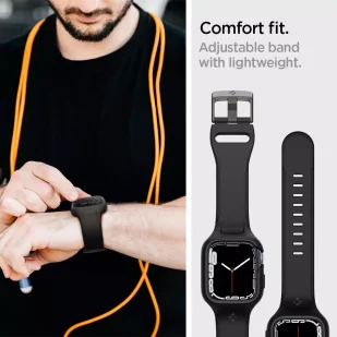 Pasek Spigen Liquid Air "Pro" do Apple Watch 7/8 (45mm) Black - Akcesoria do smartwatchy - miniaturka - grafika 13