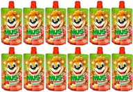 Soki i napoje niegazowane - Maspex KUBUŚ MUS TRUSKAWKOWY 100ML - miniaturka - grafika 1
