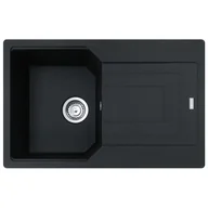 Zlewozmywaki - Franke Urban UBG 611-78 GSC Zlewozmywak granitowy jednokomorowy 78x50 cm onyx 114.0687.270 - miniaturka - grafika 1