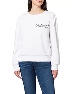 United Colors of Benetton Damski sweter z kapturem, biały 101, XS - Swetry damskie - miniaturka - grafika 1