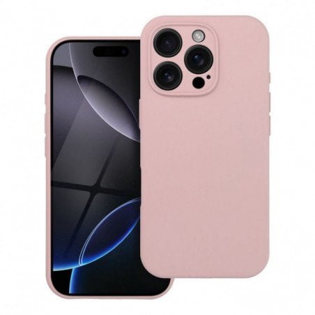 Futerał SILICONE 2mm do IPHONE 16 Pro kompatybilny z MagSafe pudrowy róż