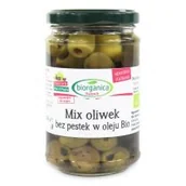 Pojemniki na przyprawy - Nuova Cer Mix oliwek bez pestek w oleju słoik BIO 280 g Bio Organica Italia Biorganica 000-A2FE-778D5 - miniaturka - grafika 1