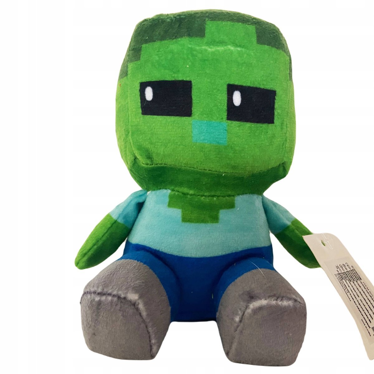 MASKOTKA MINECRAFT BABY ZOMBIE FIGURKA PLUSZAK Z GRY LUDZIK PRZYTULANKA