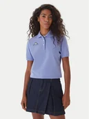 Koszulki i topy damskie - Kappa Polo Logo Sharas Wss 302B3C0 Fioletowy Regular Fit - miniaturka - grafika 1