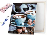 Malowanie po numerach - Malowanie po numerach Filiżanka Jesiennej Kawy / beliart - miniaturka - grafika 1