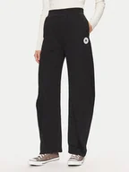 Spodnie sportowe damskie - Converse Spodnie dresowe Retro Banana 10027565-A01 Czarny Loose Fit - miniaturka - grafika 1