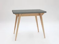 Stoły - Stół ENVELOPE Rozkładany 90x65cm Ciemnoszary - miniaturka - grafika 1