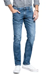 Męskie spodnie jeansowe dopasowane Mustang OREGON TAPERED W32 L30 - Spodnie męskie - miniaturka - grafika 1