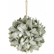 Ozdoby bożonarodzeniowe - Świąteczna wisząca Kula białe jagody - miniaturka - grafika 1