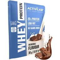 Odżywki białkowe - Odżywka białkowa ACTIVLAB Whey Protein WPC 85 Czekoladowy (30 g) Bez cukru - miniaturka - grafika 1