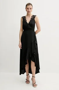 Morgan sukienka RORLA kolor czarny maxi rozkloszowana RORLA - Sukienki - miniaturka - grafika 1